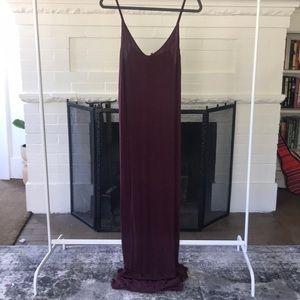 Maroon free people maxi